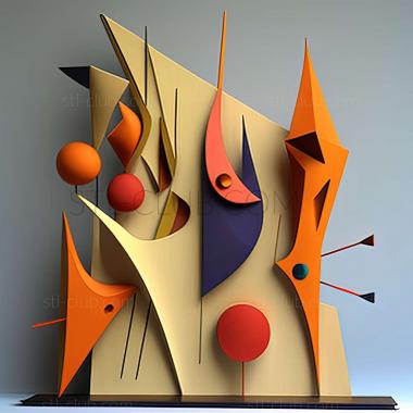 3D model Alexander Calder American artist (STL)